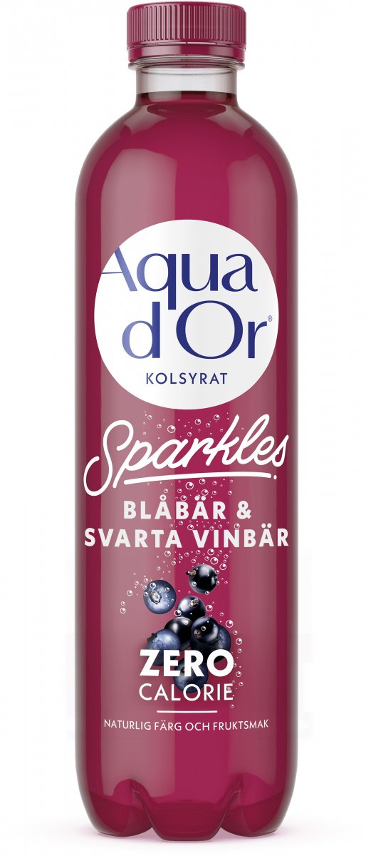 Aquador Blåbär & Svartvinbär Sparkling