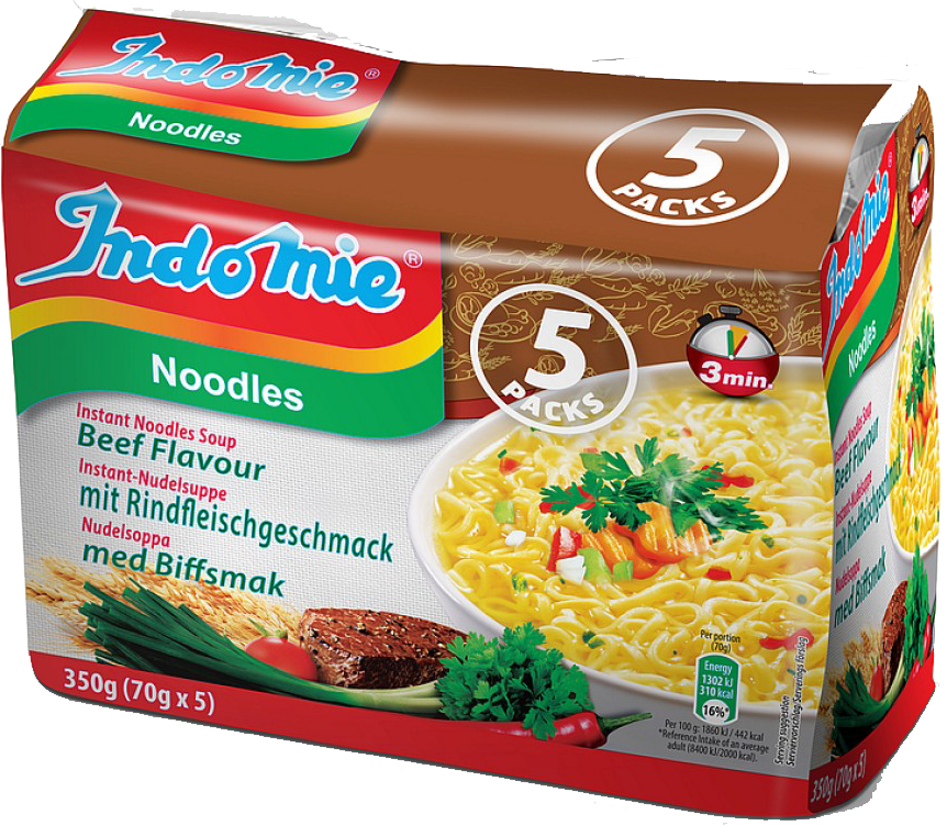 Indomie Nudlar Biffsmak